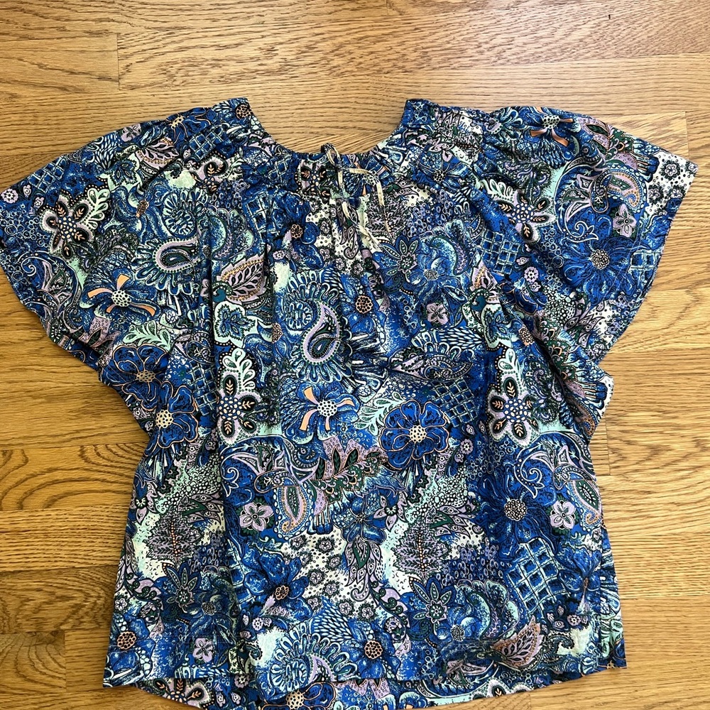 Marie Oliver Floral Top Size S